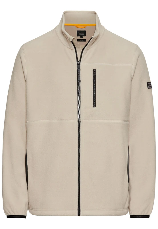 camel active Men's 409401-5w37 Cardigan Sweater, Beige, M