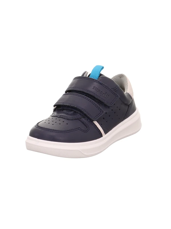 Superfit Boys' Cosmo Trainers, Blue White 8000, 2.5 UK