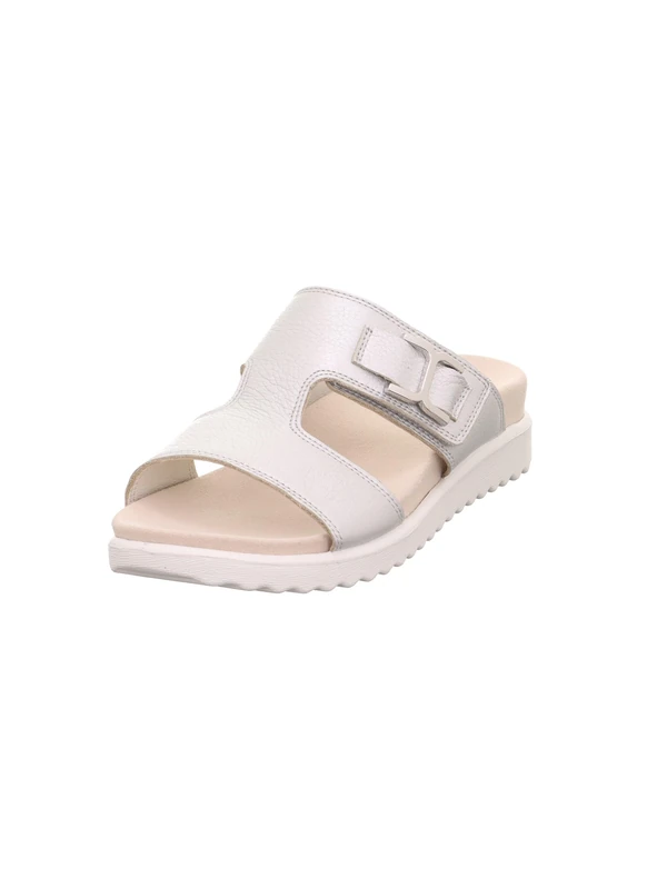 Legero Women's Move Slippers, Metallic Silver 9240, 39 EU, Metallic Silver 9240, 7 UK