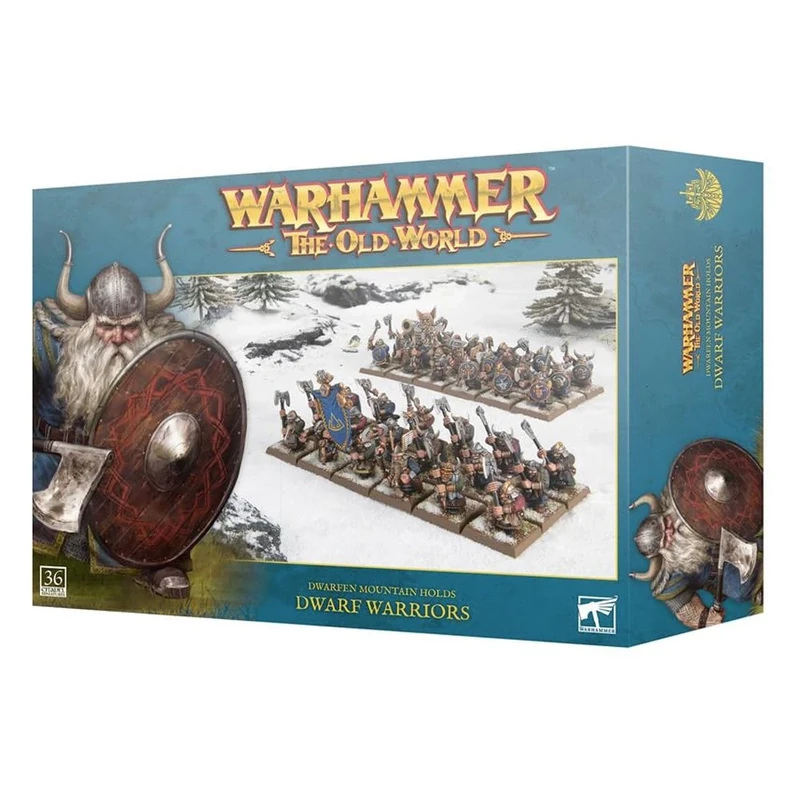 Games Workshop - Warhammer - The Old World - Dwarfen Mountain Holds: Dwarf Warriors, Black