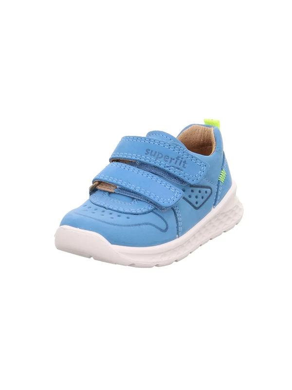 Superfit Boys' Breeze Trainers, Light Blue Yellow 8400, 8 UK Child
