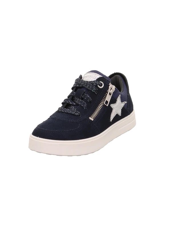 Superfit Girls' Stella Trainers, Blue Silver 8020, 3 UK