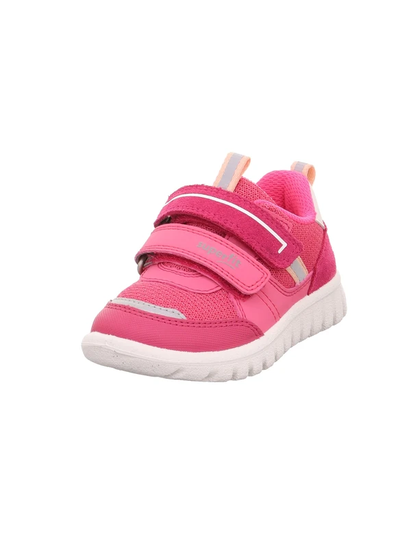 Superfit Girls' Sport7 Mini Trainers, Pink Orange 5500, 4.5 UK Child