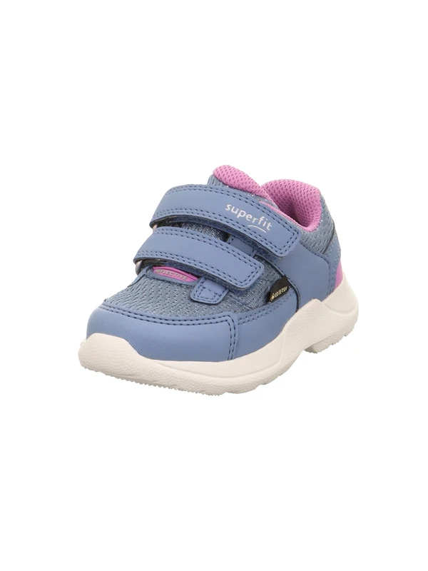 Superfit Girls' Trace Trainers, Blue Purple 8010, 12 UK Child