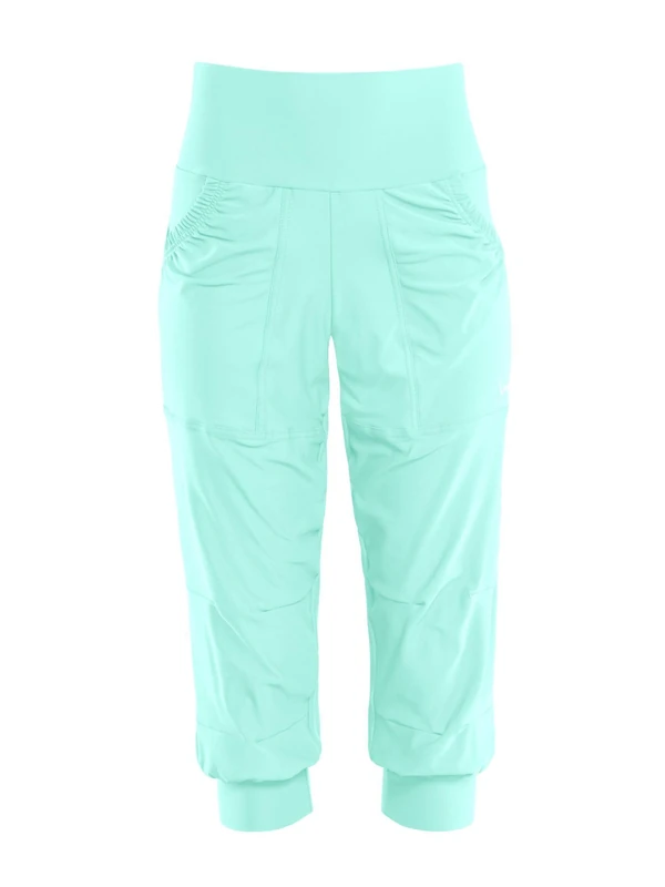 WINSHAPE Women's Functional Comfort ¾ Leisure Trousers Lei201c Casual Pants, Delicate-Mint, M