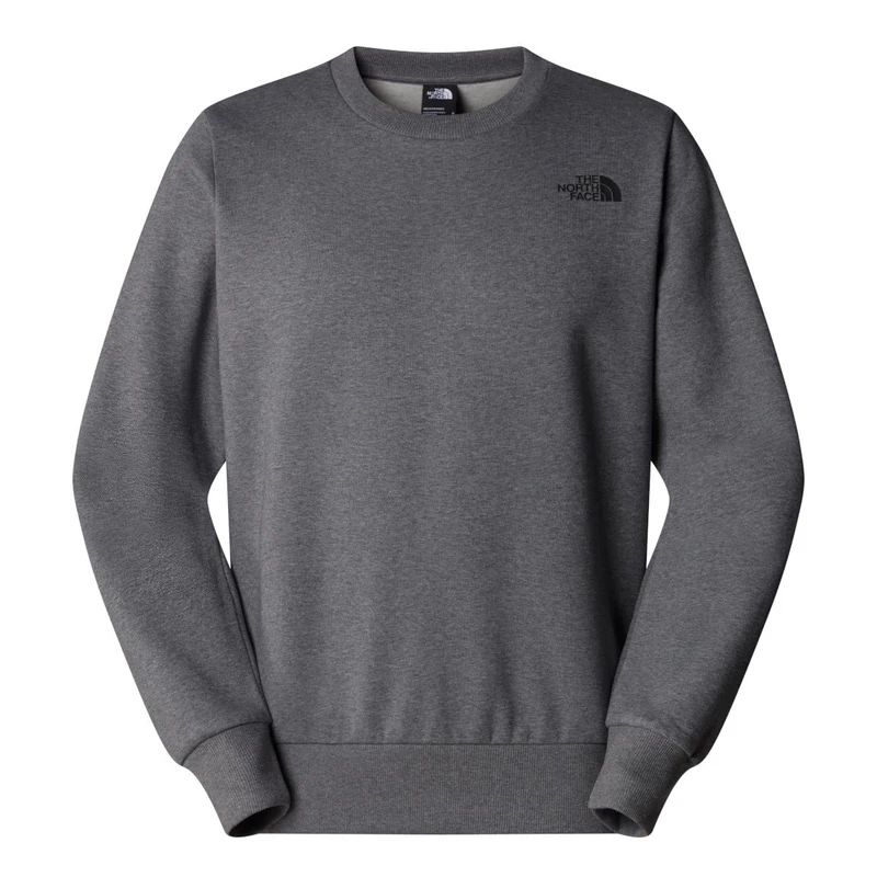 The North Face Men's Simple Dome Crew Sweatshirt, Tnf Medium Grey Heather, XL