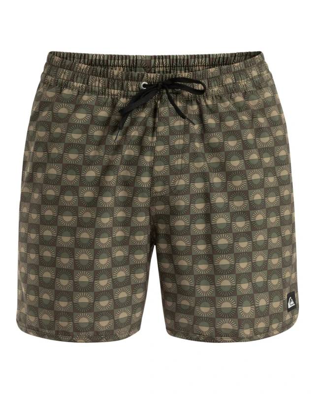 Quiksilver Boardshorts SURFSILK Scallop Volley 16 Men Brown XS