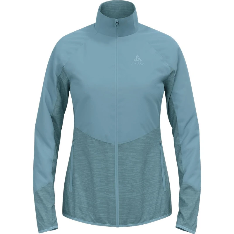 Odlo Women's Laufjacke Damen Essential Insulator Hybrid I Jacke Atmungsaktiv Running Jacket, Provincial Blue, L