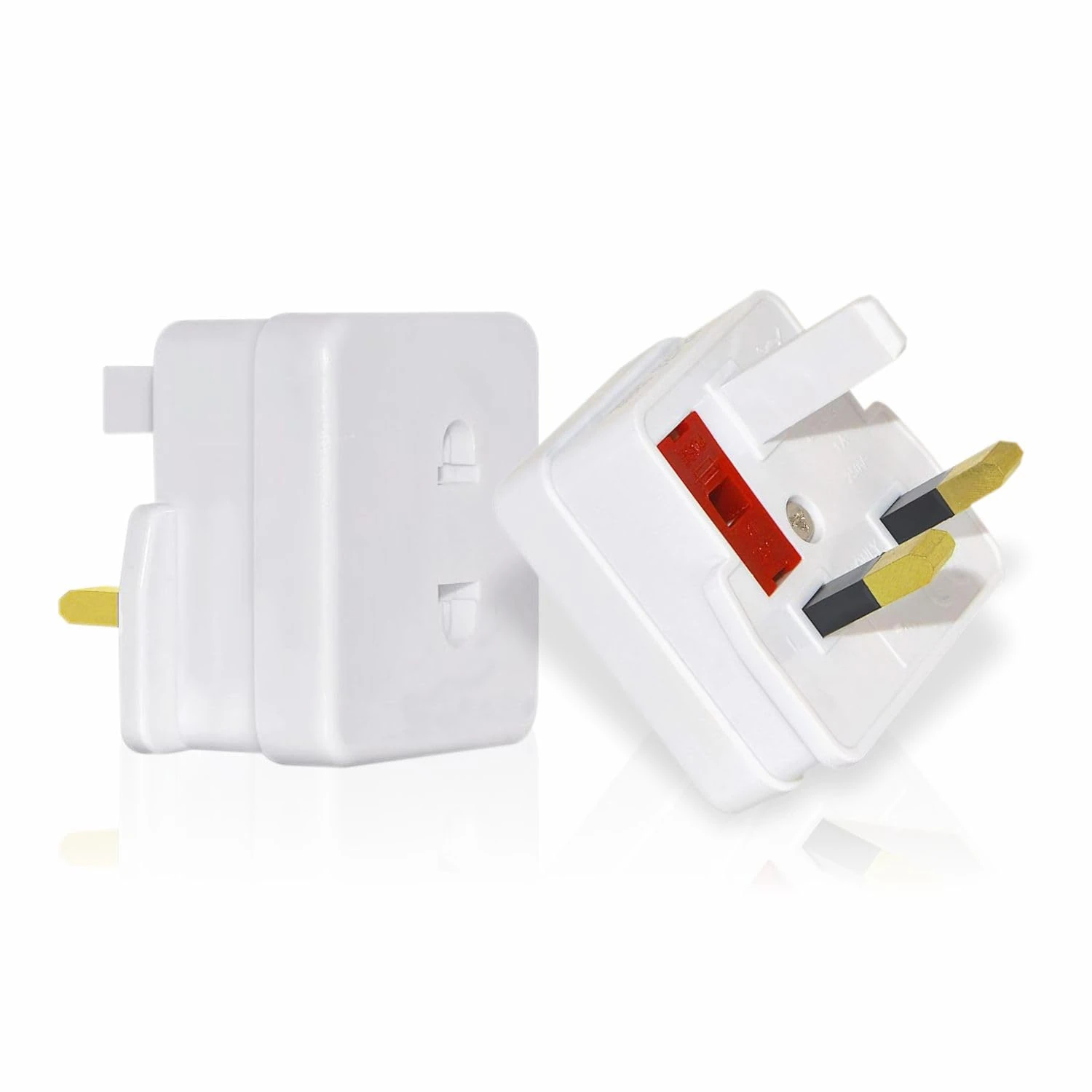 (2 pack) Toothbrush Adaptor Plug Electric Shaver Shaving adaptor 2 Pin Plug To 3 Pin Plug Shaver Adapter Plug Uk Power Adapter Shaver Plug 2 Pin Adapter Plug Uk For Shaving Razor (pack of 2)