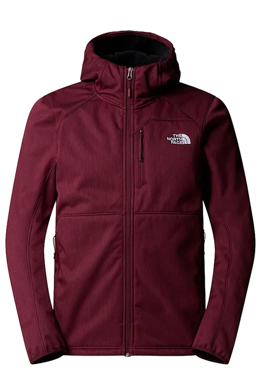 The North Face Men's Quest Hooded Softshell Jacket, Alpine Plum Dark Heathe, L