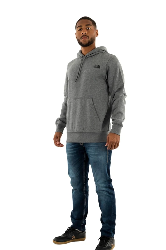 The North Face Men's Simple Dome Hooded Sweatshirt, Tnf Medium Grey Heather, S