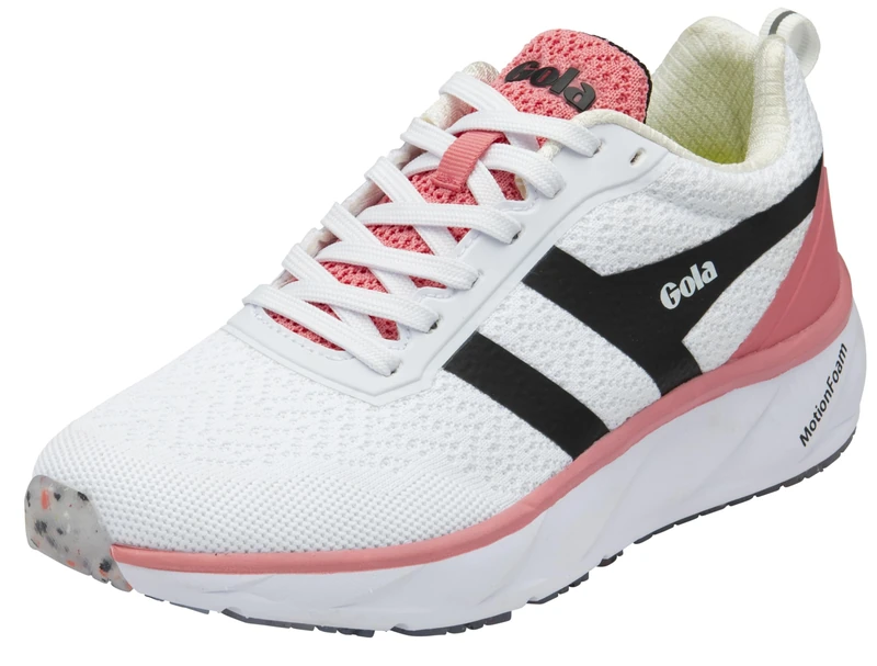 Gola Womens Typhoon Rmd Sneaker, White Black Tea Rose, 7 UK
