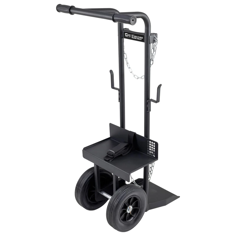 SIP Large Cylinder Welding Trolley, Heavy Duty Cart for Welding Gas Cylinder and Welder Machine - Image 1