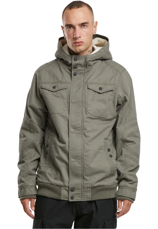 Brandit Meadow Men's Jacket, Colour: Olive, Size: XL, olive, XL
