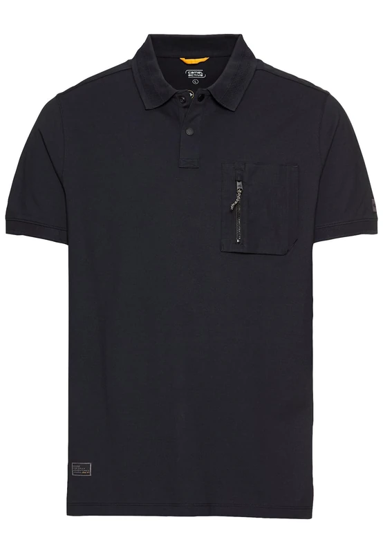 camel active Men's 409920-5p28 Polo Shirt, darkblue, 4XL