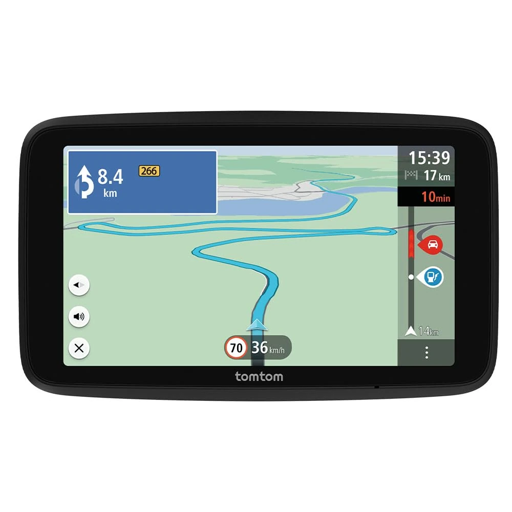 TomTom Car Sat Nav GO Classic Lite (6 Inch, with Traffic Information and Speed Cam Alert Trial, Europe Map Updates Included, Updates via WiFi, Integrated Reversible Mount) Classic Lite 6"