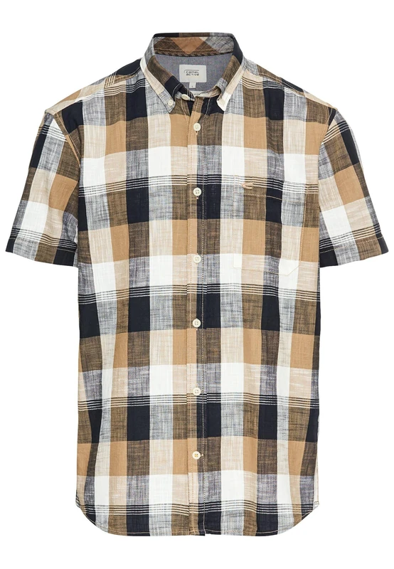 camel active Men's 409261-5s61 T-Shirt, Brown, XXL