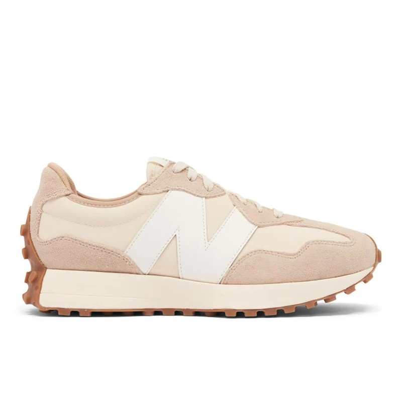 New Balance Men's 327 Shoes, Mindful Grey/Sea Salt/Calm Taupe, 9/M