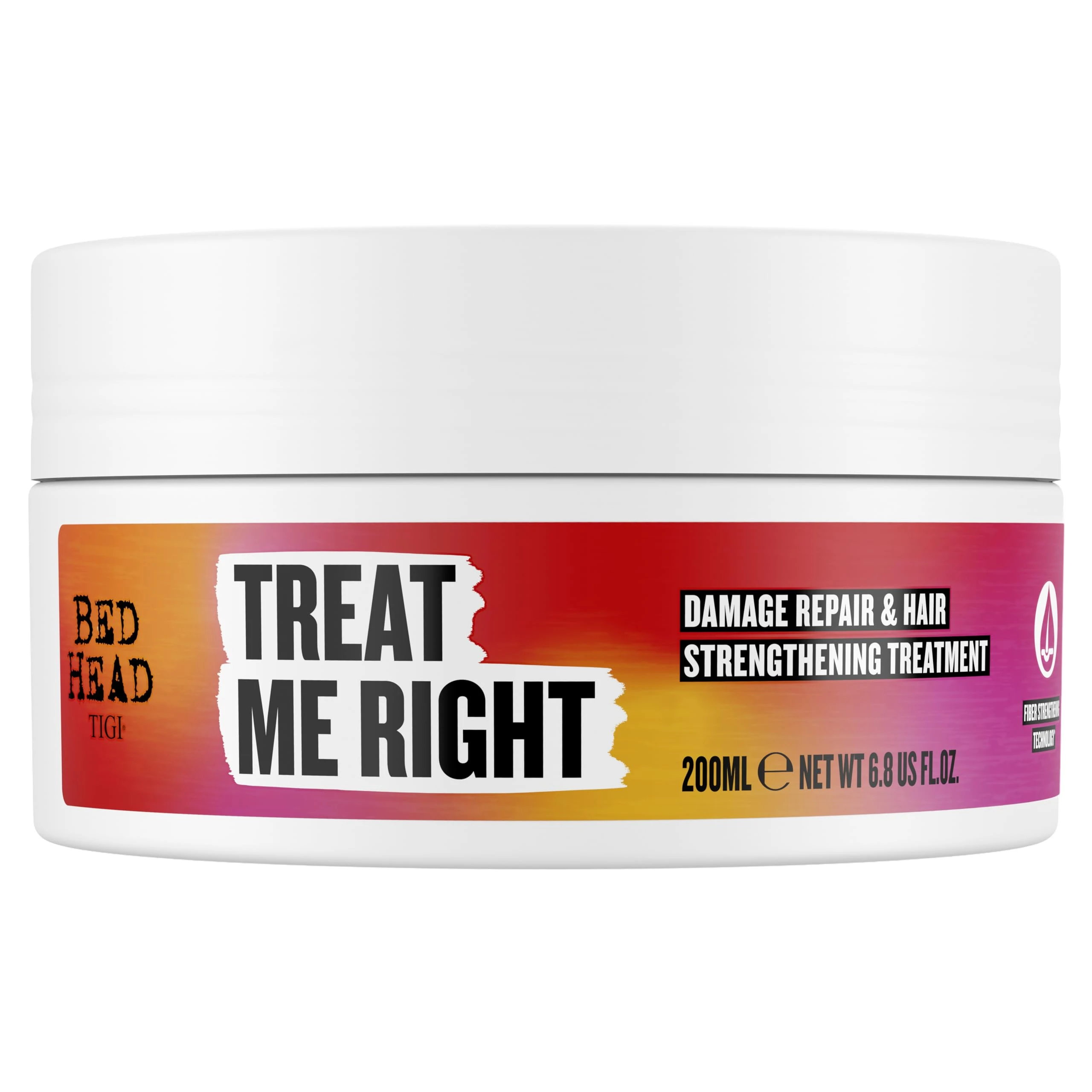 Bed Head by TIGI Treat Me Right Hair Mask – 200ml Deep Conditioning Hair Treatment for Damaged, Dry, Coloured & Chemically-Treated Hair with Intensive Repair, Frizz Control & Nourishing Moisture