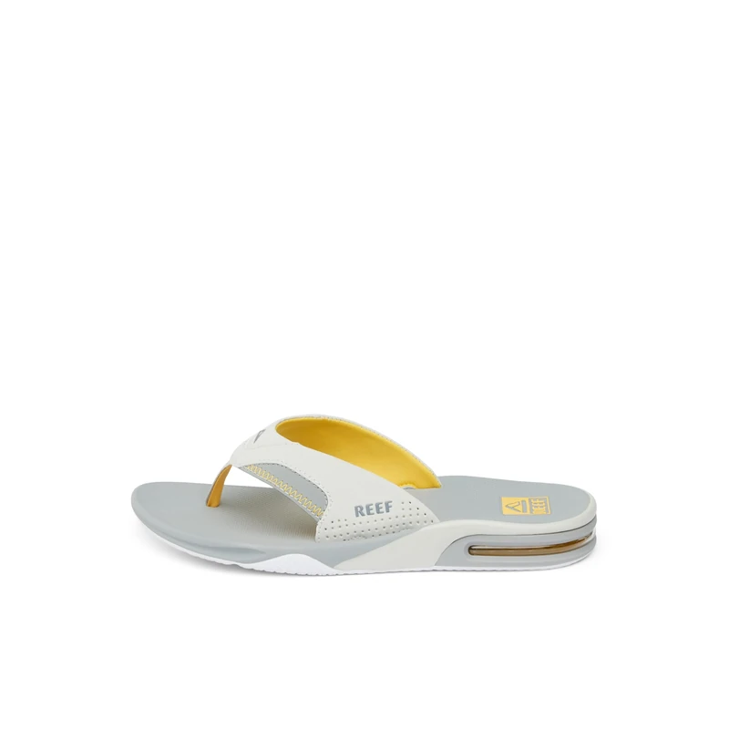 Reef Fanning Men's Flip Flops Yellow Grey Water Friendly Sandals UK Size 11