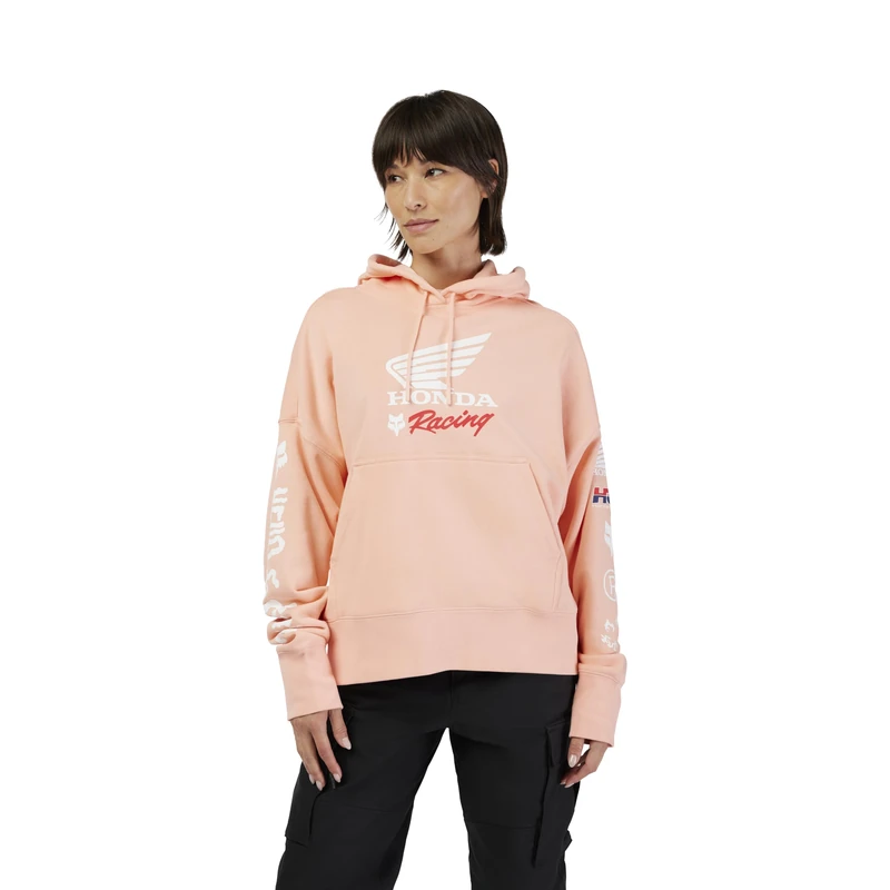 Fox Lady X Honda Oversized PO Fleece Pale Pink XS Hoodie