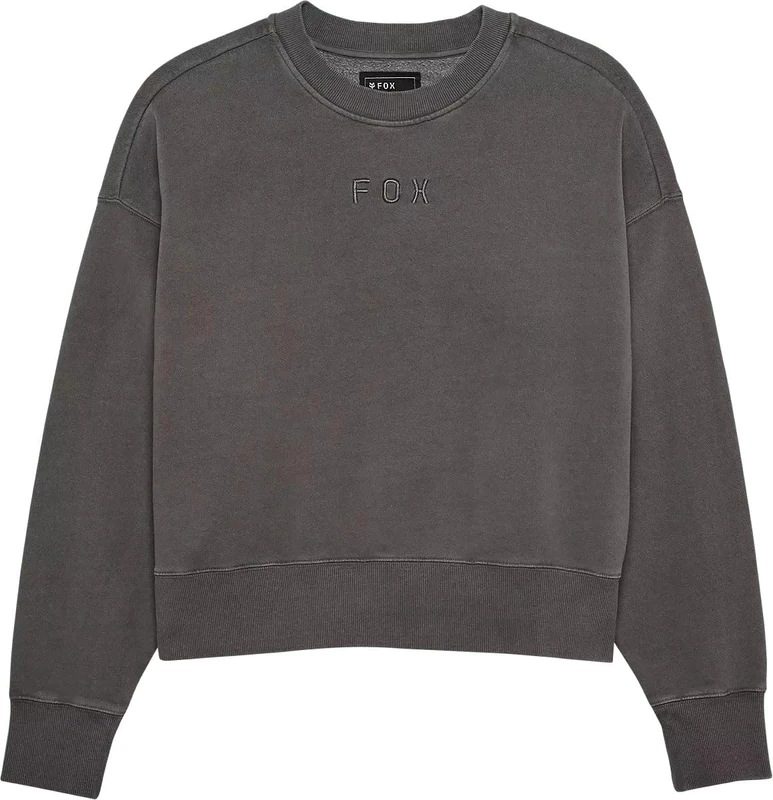 Fox Racing - W WORedMARK Oversized Fleece Crew, Fleece, PTR, S Pewter