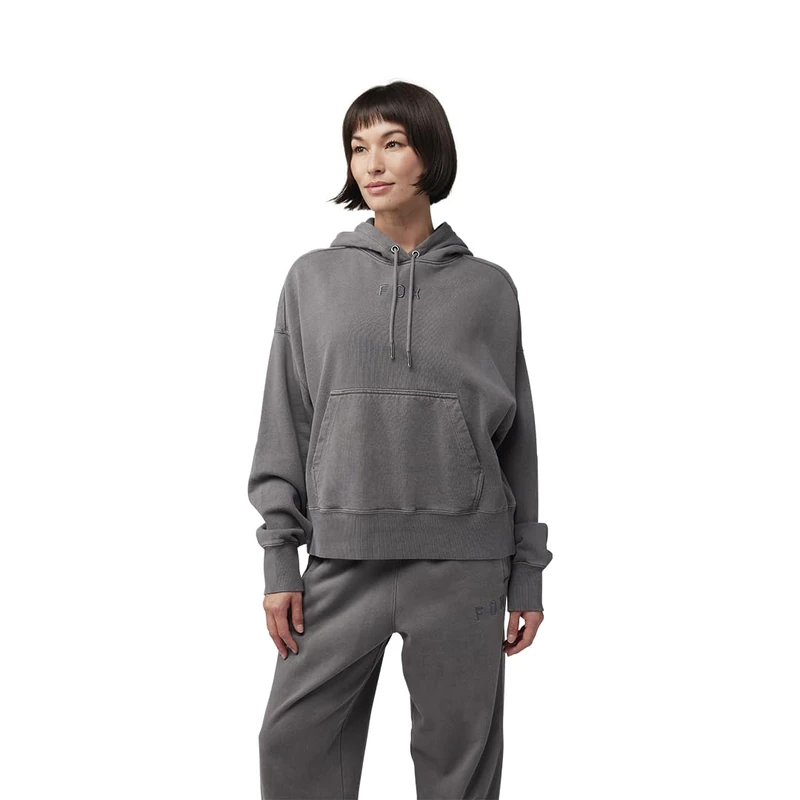 Fox Racing - W WORedMARK Oversized Fleece PO, Fleece, PTR, L Pewter