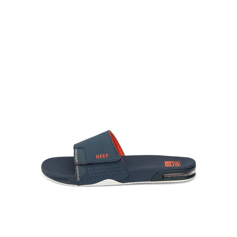 Reef Fanning Men's Slide Navy Orange Sliders Flip Flops Sandals UK Size 12