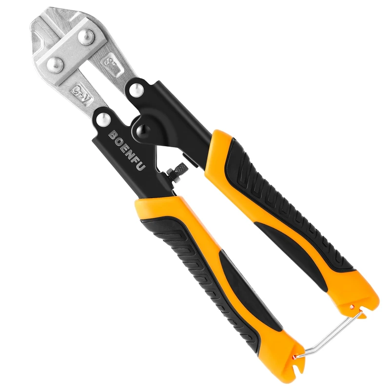 BOENFU Small Bolt Cutter 210mm- Heavy Duty 8in Wire & Cable Cutter