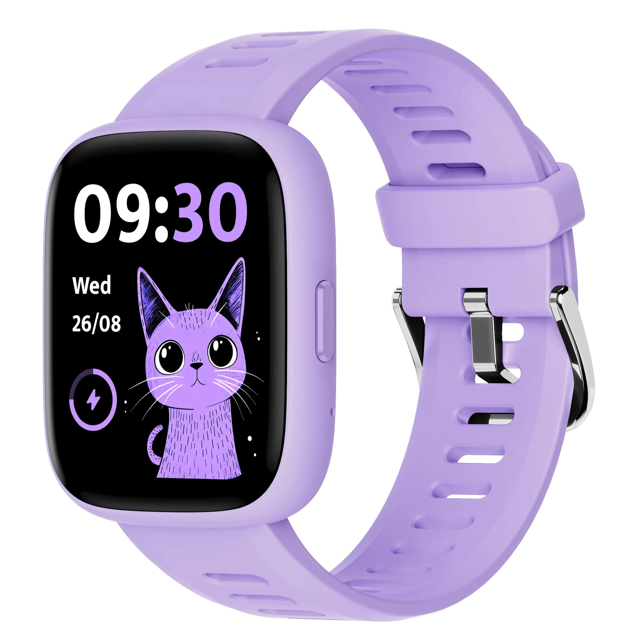 BIGGERFIVE Kids Smart Watch, 1.8" Fitness Watch Pedometer, Heart Rate, IP68 Waterproof, Sleep Tracker, Calorie Step Counter, 5 Puzzle Games with/without APP for Girls Teens 5-16