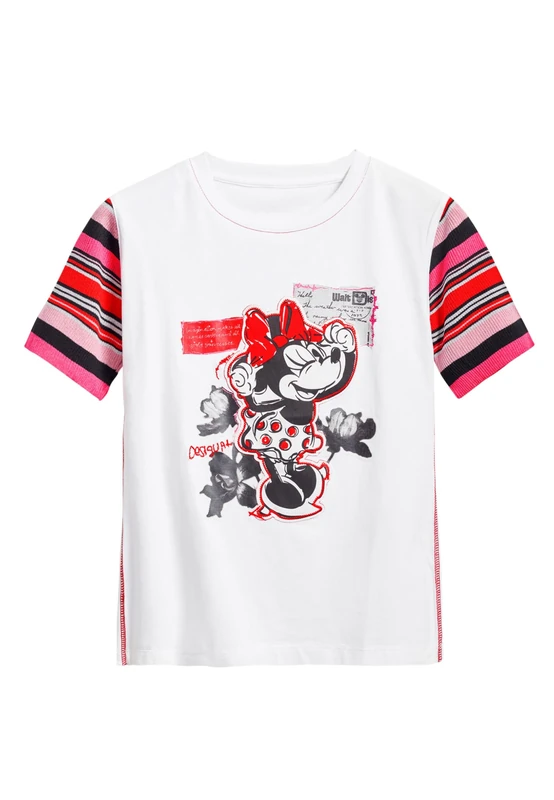 Desigual TS_Minnie, 1000 White, XS