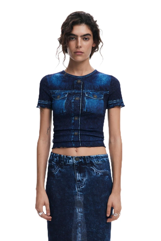 Desigual TS_Detroit, 5016 Estate Blue, XS - Image 1