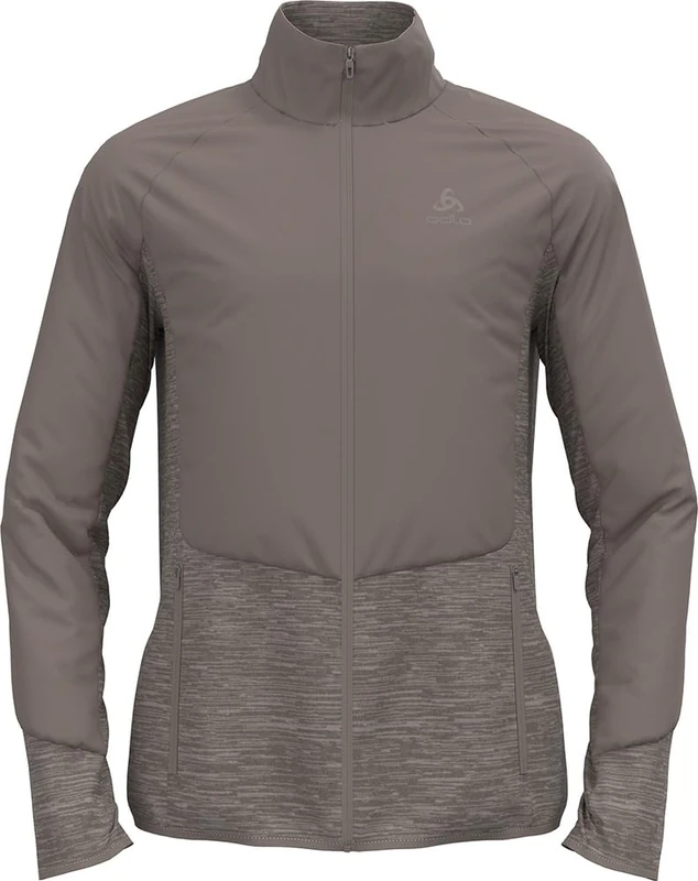 Odlo Men's Laufjacke Herren Essential Insulator Hybrid I Jacke Atmungsaktiv Running Jacket, Cinder, XXL