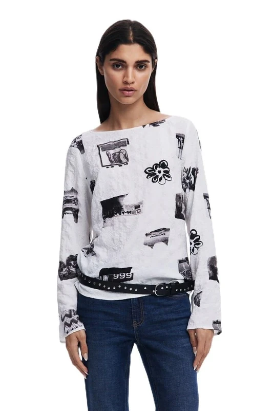 Desigual BLUS_TIQUE, 1000 White, M