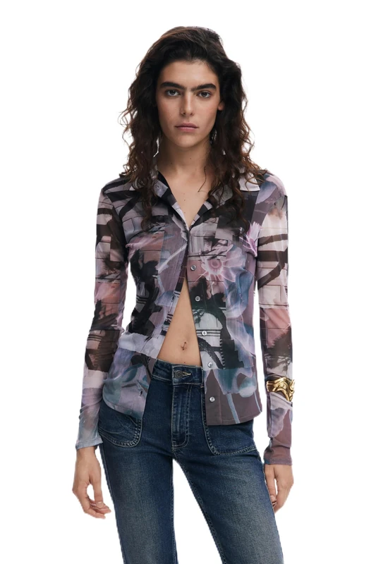Desigual TS_Shelley, 2001 Neutral Gray, M - Image 1
