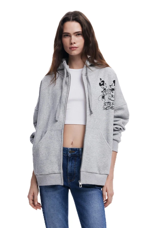 Desigual SWEAT_BETTER, 2042 LIGHT GRAY VIGORE, S