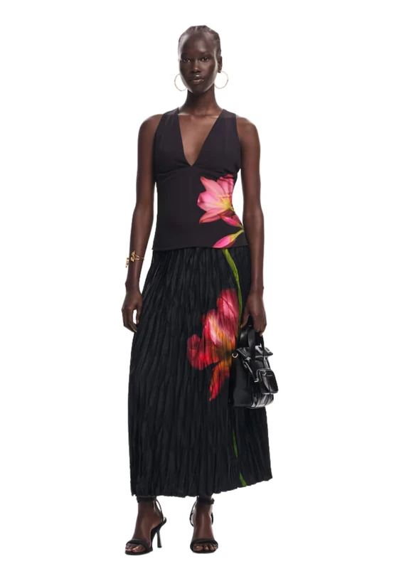 Desigual BLUS_FOBOS, 2000 Black, XS