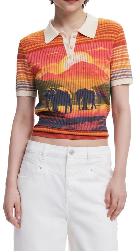 Desigual TS_Himalaya, 8007 Banana, XS Yellow