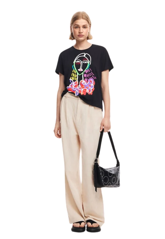 Desigual TS_MISURI, 2000 Black, XL