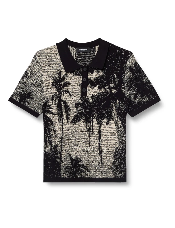 Desigual TS_Tropical Hawaii_LACRO, 2000 Black, XL