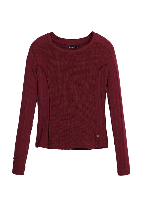 Desigual REPRIS_TS_Charm, 3068 Granate Medium, XL Red