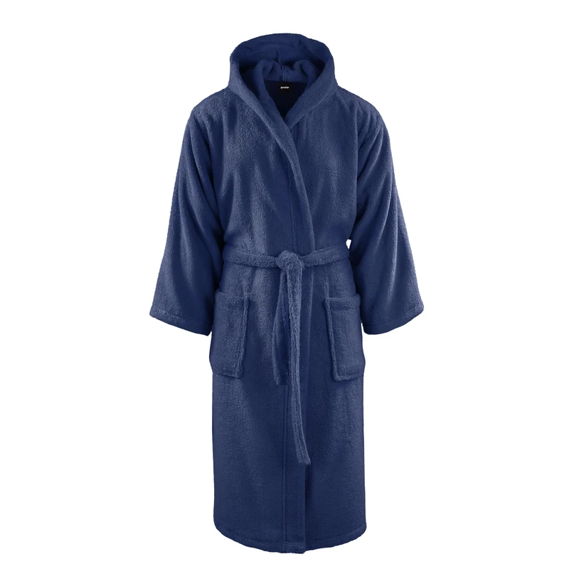 Guzzini Classic – Bathrobe for Men and Women with Hood, Belt and Pockets in 100% OekoTex Certified Cotton Terry Towel, Unisex Bathrobe for Men and Women, Soft, Absorbent, Resistant to Frequent Washes,