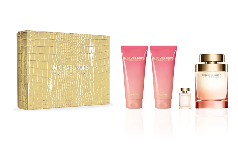 Michael Kors Wonderlust Natural Eau De Parfum Spray 4-Pieces Gift Set for Women