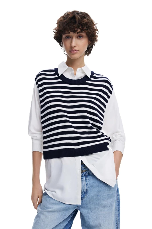 Desigual CAM_ATENEA, 1000 White, XL - Image 1