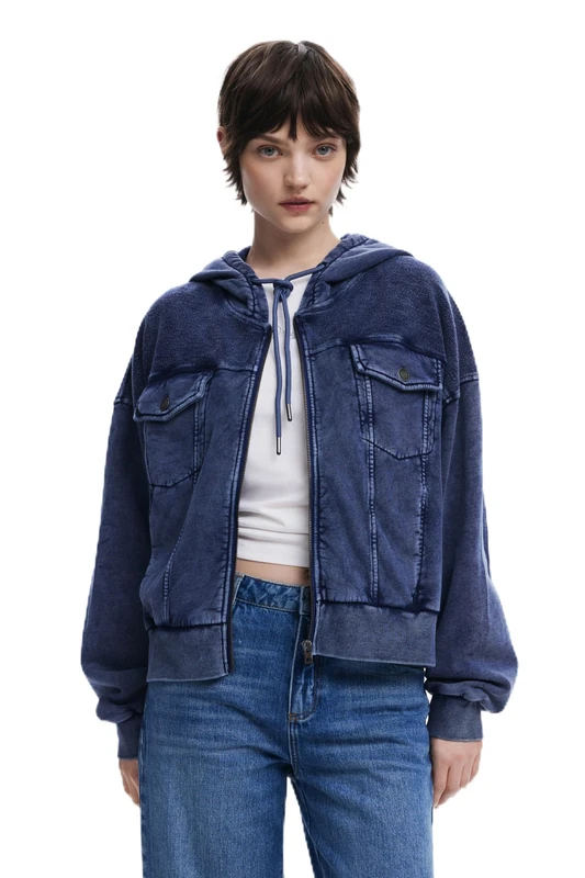 Desigual SWEAT_AKIRA, 5129 DARK DENIM, XL - Image 1