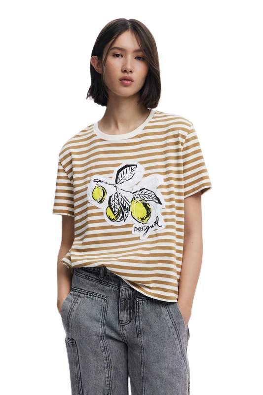Desigual TS_Lemon, 1000 White, M