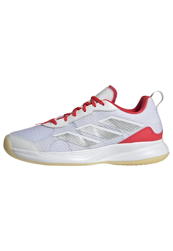 adidas Women's Avaflash Low Tennis Shoes, FTWR White/Silver met./Lucid red, 7 UK
