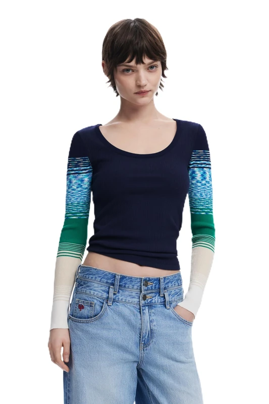 Desigual TS_Churchill, 5000 Navy, L