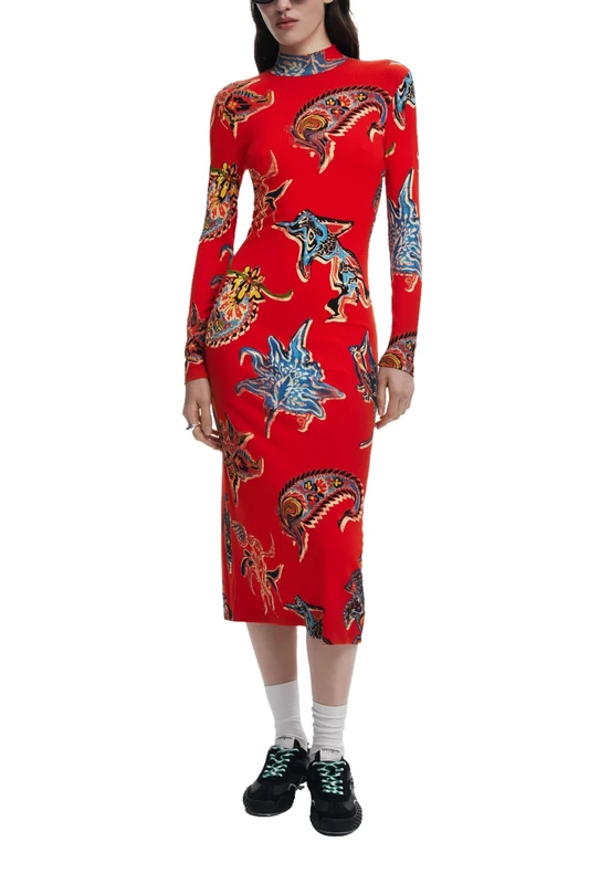 Vest_Melted Paisleys_LACRO, 3136 RED, XS - Image 1