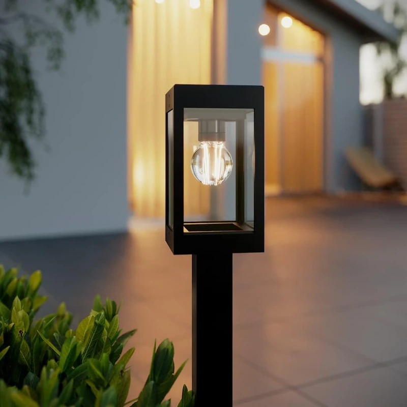 SolarCentre® Banham Outdoor Solar Bollard Light with Filament Bulb - Image 1